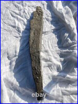 Extremely Large Rare Paleo Native American Indian Stone Level/Wedge Multi-Tool