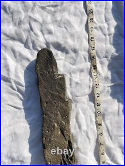 Extremely Large Rare Paleo Native American Indian Stone Level/Wedge Multi-Tool