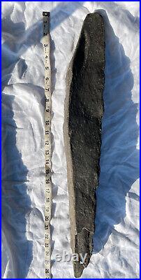 Extremely Large Rare Paleo Native American Indian Stone Level/Wedge Multi-Tool