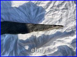 Extremely Large Rare Paleo Native American Indian Stone Level/Wedge Multi-Tool