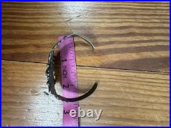 FRED HARVEY Era Turquoise & Sterling Arrows Cuff Bracelet Rare Vintage FRED HARVEY Era Turquoise & Sterling Arrows Cuff Bracelet Rare Vintage