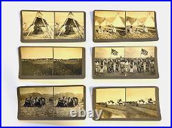 Forsyth Stereoviews Montana Native American Indians RARE Full Box Set Qty 30