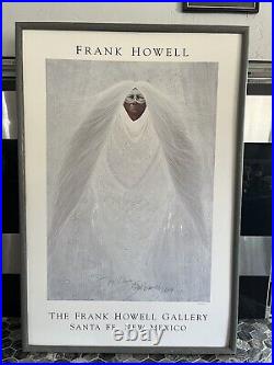 Frank Howell RARE Conception Hand Signed, Dated Native American Print