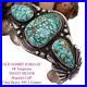 HARRY-H-BEGAY-Bracelet-8-Turquoise-Ingot-Silver-HHB-Cuff-Old-Pawn-Sterling-RARE-01-nuyj