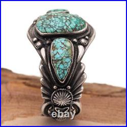 HARRY H BEGAY Bracelet #8 Turquoise Ingot Silver HHB Cuff Old Pawn Sterling RARE