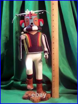 Hopi Kachina Doll The Turquoise Nose Plug Kachina by Martin Dallas Very Rare