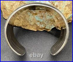 Important Rare Cochiti Cippy Crazyhorse Handmade Big Sterling Cuff Bracelet 112G