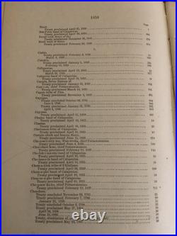 Indian Treaties 1873 Original Compilation Tribes Native American History Rare