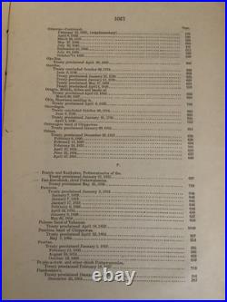 Indian Treaties 1873 Original Compilation Tribes Native American History Rare