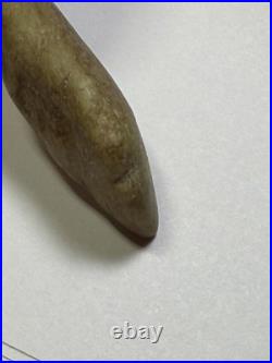 Iroquois Blind Eagle Charm Stone Beautiful Green Chlorite Rare NY Artifact