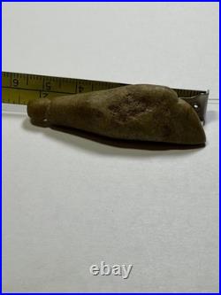 Iroquois Blind Eagle Charm Stone Beautiful Green Chlorite Rare NY Artifact