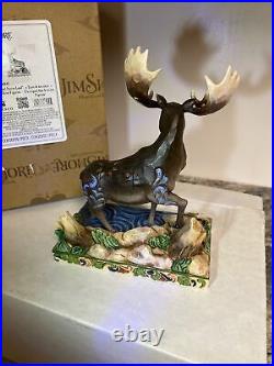 Jim Shore Our Home And Native Land Moose In River Figurine 2016 MIB Rare