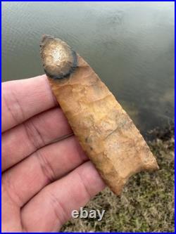 KILLER Rare Native American Florida Fluted Clovis Arrowhead Point
