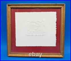 Kabotie Lomawywesa Rare Hopi'Tut VIII' Embossed Proof Print 28/100 CIMCIMCIMCI