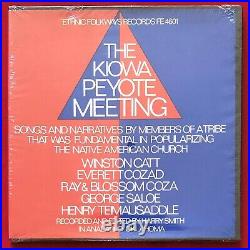 Kiowa Peyote Meeting Rare 3 Lp Box Set Mint Sealed! Native American Folkways