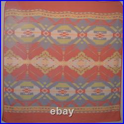L. L. Bean Vintage Rare King Size Blanket Southwestern Native American HUGE