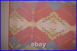 L. L. Bean Vintage Rare King Size Blanket Southwestern Native American HUGE