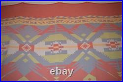 L. L. Bean Vintage Rare King Size Blanket Southwestern Native American HUGE