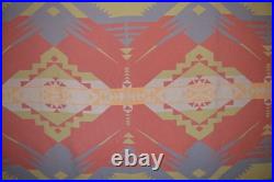 L. L. Bean Vintage Rare King Size Blanket Southwestern Native American HUGE
