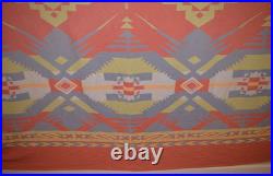 L. L. Bean Vintage Rare King Size Blanket Southwestern Native American HUGE