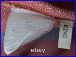 L. L. Bean Vintage Rare King Size Blanket Southwestern Native American HUGE