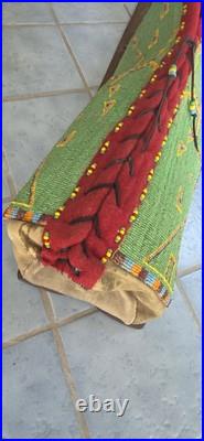 Lakota Plains Native American Beaded Cradleboard Charles & Hazel Fasthorse Rare