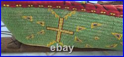 Lakota Plains Native American Beaded Cradleboard Charles & Hazel Fasthorse Rare