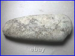 Large 7.75 Rare Stone Celt Native American Artifact Hardstone polished Granite