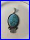 Large-Vintage-Navajo-Stamped-MB-Moses-Begay-Sterling-Turquoise-Pendant-01-ktm