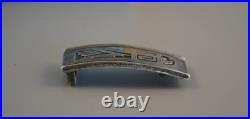 Lawrence & Griselda Saufkie Vtg. Hopi Silver Belt Buckle Rare Parrot 2 7/8