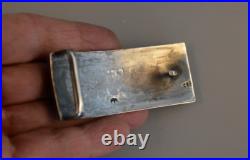 Lawrence & Griselda Saufkie Vtg. Hopi Silver Belt Buckle Rare Parrot 2 7/8