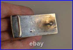 Lawrence & Griselda Saufkie Vtg. Hopi Silver Belt Buckle Rare Parrot 2 7/8