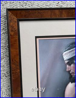 Lee Bogle FIRST GLANCE ll Native American-Indian Man-Art-RARE Large 384/995