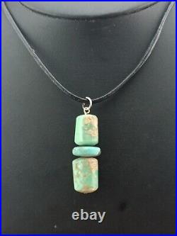 Lucin variscite/turquoise 84cts genuine Native American handmade beads. Rare