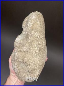 MLC s339 9 1/4 RARE Human Baby Stone Effigy Portage Co? Old Ohio Artifact