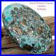 MORENCI-Turquoise-Cabochon-Cab-RARE-116-8ct-OLD-HOARD-NATURAL-Silver-PYRITE-01-epgd