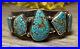 Mark-Chee-Navajo-Sterling-Bracelet-With-Spider-Webbed-Turquoise-8-Rare-Vintage-01-wl
