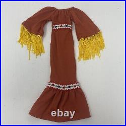 Mego Cher FASHION Native American Fringe Vintage 70s Dress RARE Toys R Us Exclsv