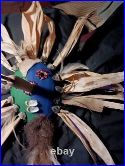 Monumental Native American Louisiana Gourd Booger Mask Large Unique Rare