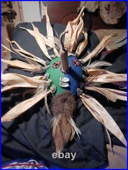 Monumental Native American Louisiana Gourd Booger Mask Large Unique Rare
