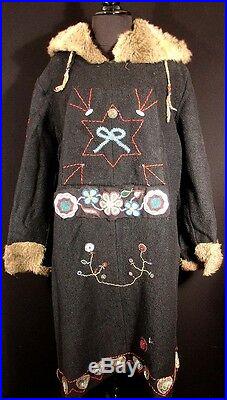 Museum Quality Rare Native American 1922 St. Paul Sled Dog Derby Coat