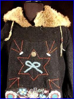 Museum Quality Rare Native American 1922 St. Paul Sled Dog Derby Coat
