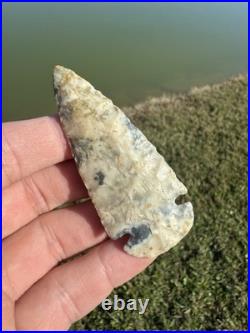 Native American Colorful Rare Quality Dovetail Arrowhead Point