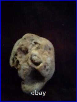 Native American Effigy Chief. Portable Rock Art. Rare. Great Value Artifacts