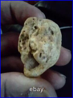 Native American Effigy Chief. Portable Rock Art. Rare. Great Value Artifacts