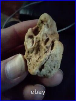 Native American Effigy Chief. Portable Rock Art. Rare. Great Value Artifacts