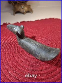 Native American Glacial Kame Culture Hardstone Popeyed Birdstone