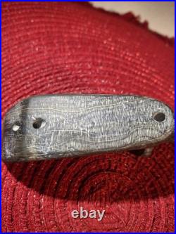 Native American Glacial Kame Culture Hardstone Popeyed Birdstone