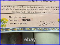 Native American Indian 18 Porcelain Doll Rare Limited Edition #10 of 5000 New