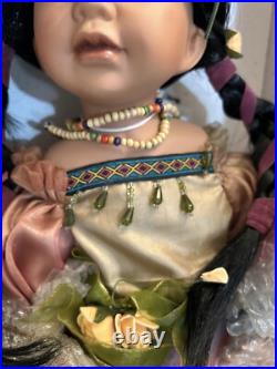 Native American Indian 18 Porcelain Doll Rare Limited Edition #10 of 5000 New
